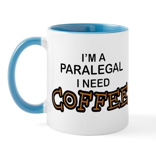 White/Blue Inside - Paralegal Need Coffee Mug