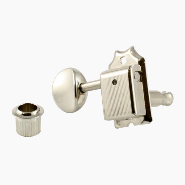 Gotoh SD91 Vintage Style 6-in-Line Guitar Tuning Keys - Nickel Plated Standard Single Item for Electric Guitar & Bass Upgrades