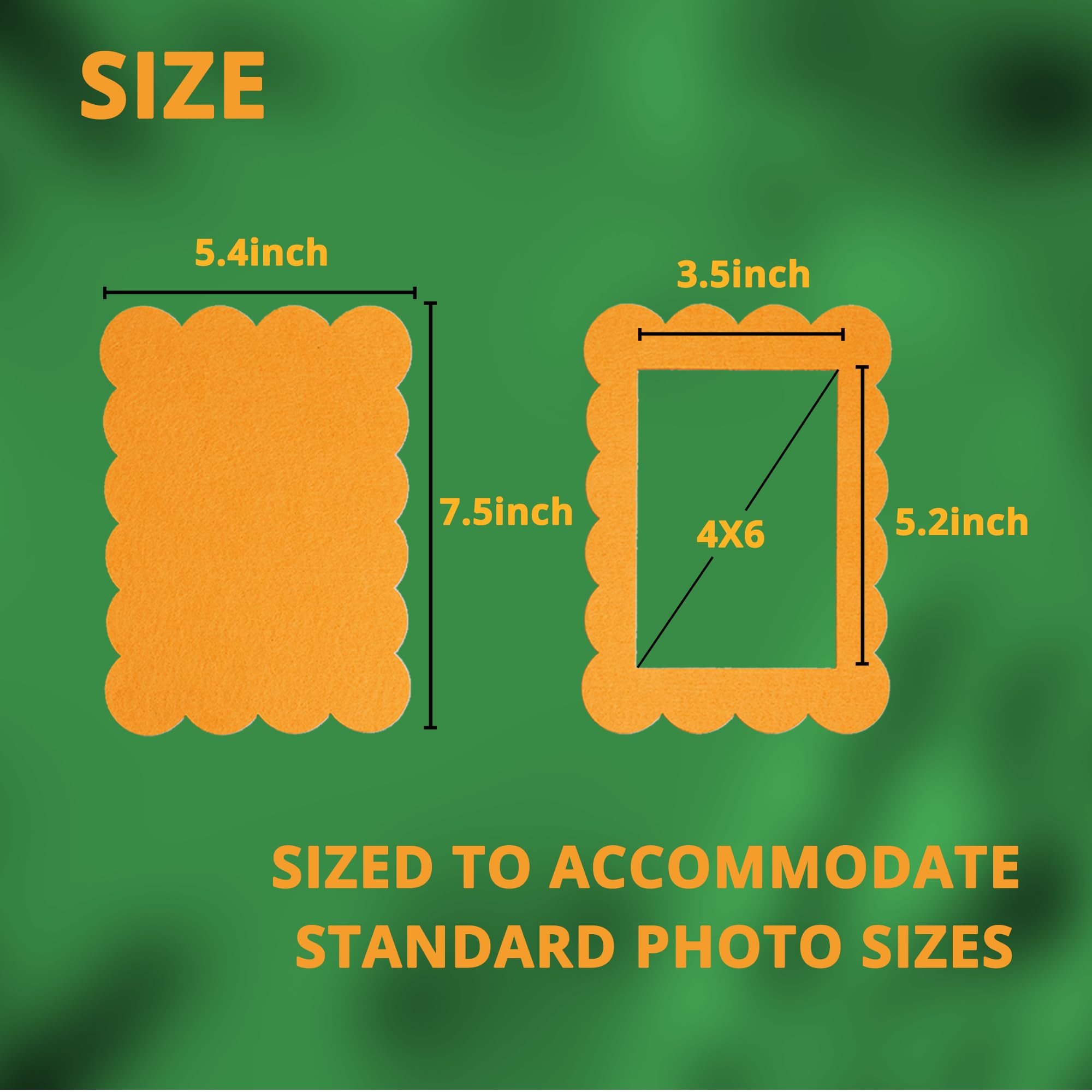 12-Pack DIY Felt Photo Frames 4×6 - Kids Craft Kit for Girls, Toddlers | Party Favors & Arts Supplies