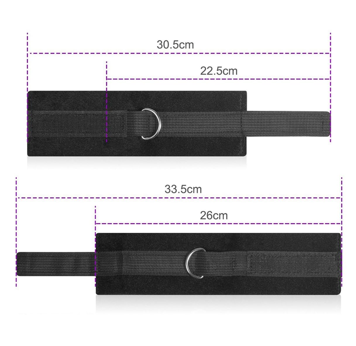 **Queen Size Bed Restraints for Couples – Adjustable Bondage Kit with Hand & Foot Cuffs – King Bed Restraint Set for BDSM, Submissive Play & Spicing Up Intimacy – Perfect for Roleplay & Sensory Exploration**