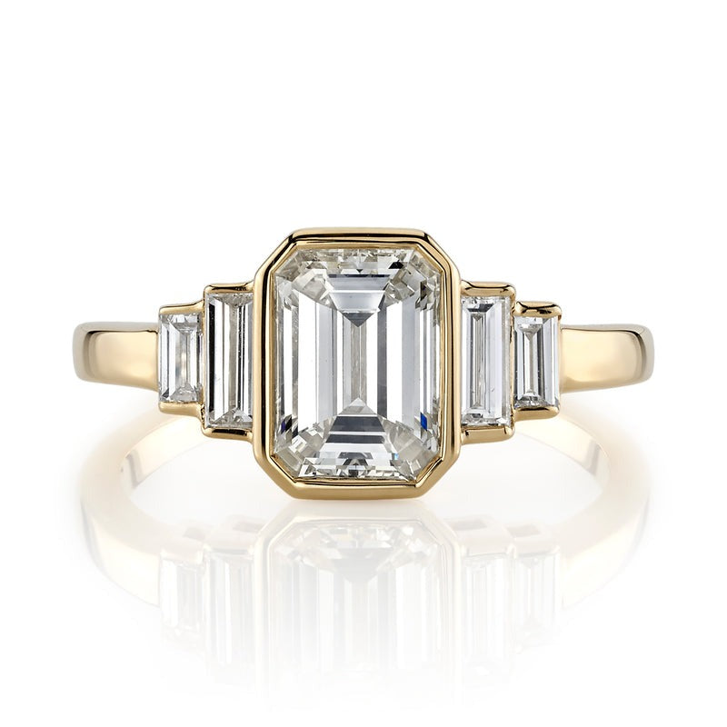 Single Stone Caroline Ring - Elegant Solitaire Gold or Silver Ring for Women | Perfect for Engagement, Wedding, Anniversary & Everyday Wear