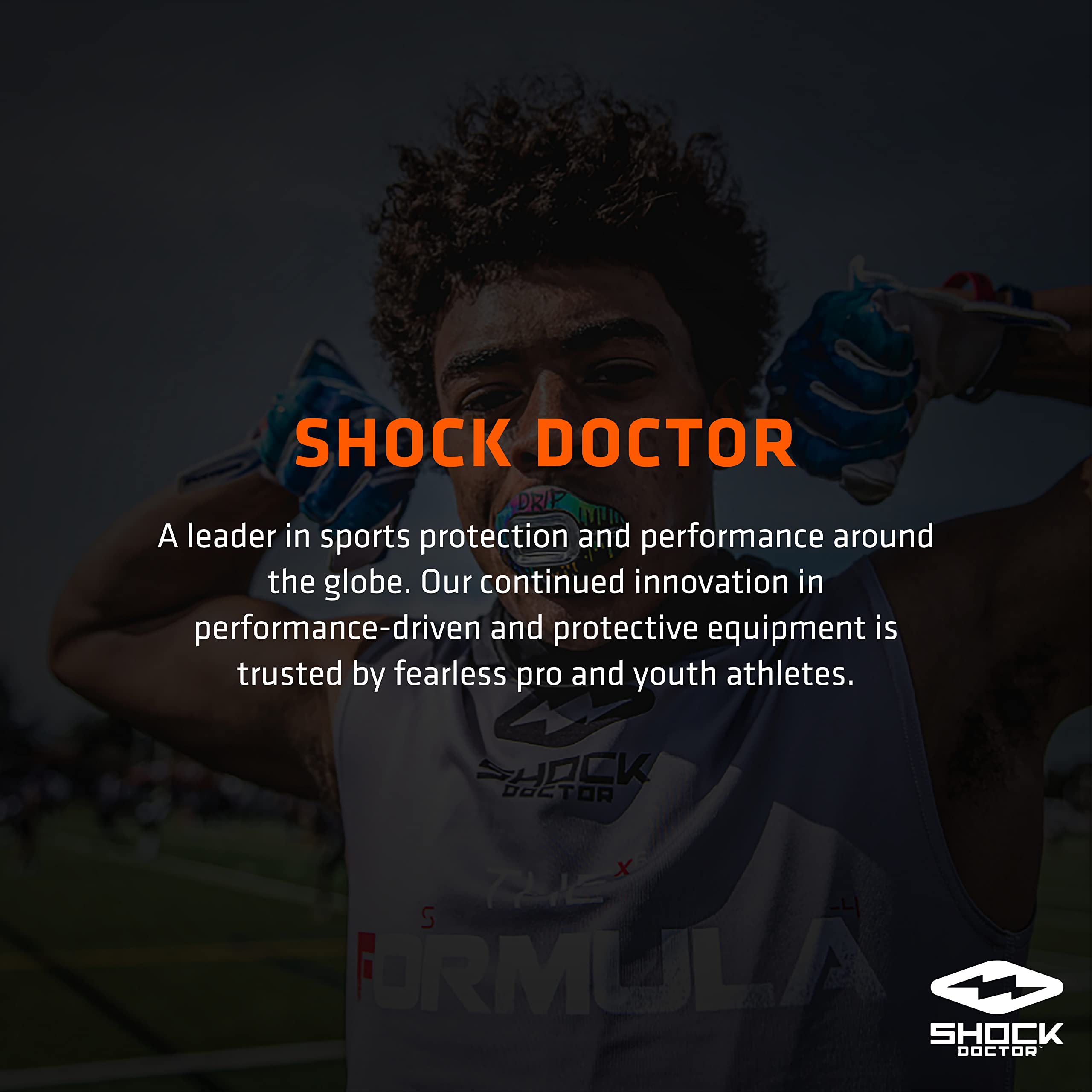 Shock Doctor Antimicrobial Mouth Guard Case - Protective Storage for Sports & Fitness - Perfect for Football, Hockey, Boxing & MMA Training