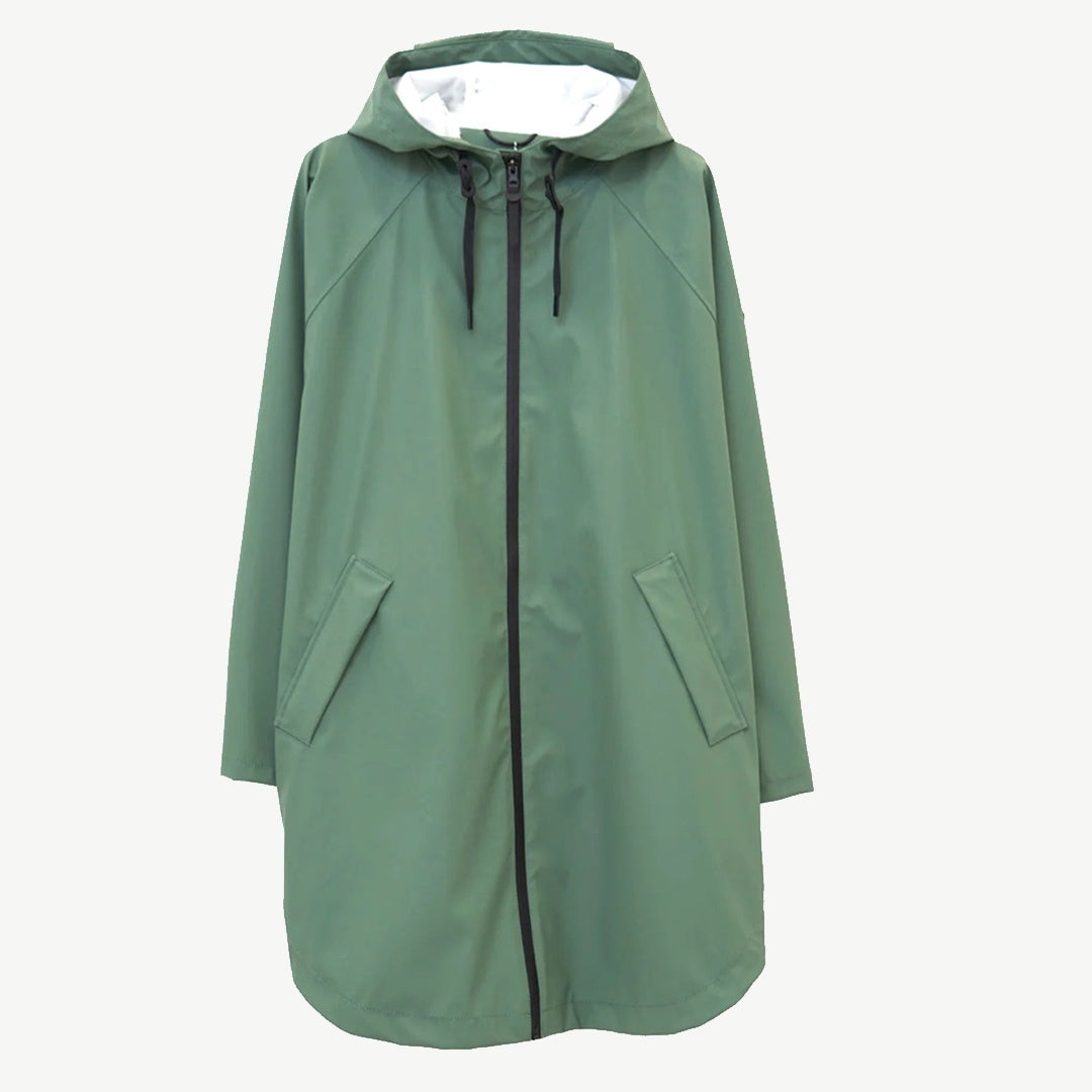 Tantä Green Sky Raincoat - Waterproof Lightweight Rain Jacket for Men & Women - Perfect for Outdoor Hiking, Camping & Travel