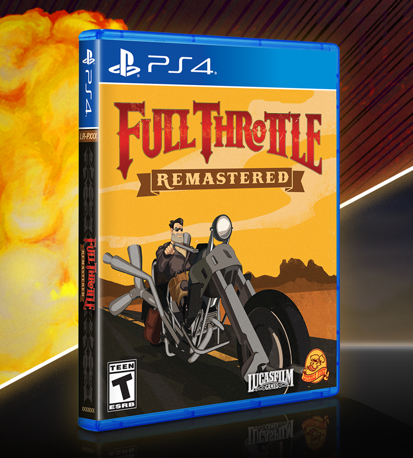 Limited Edition Full Throttle Remastered for PS4 - Classic Adventure Game with Enhanced Graphics | Perfect for Retro Gaming Enthusiasts & Collectors