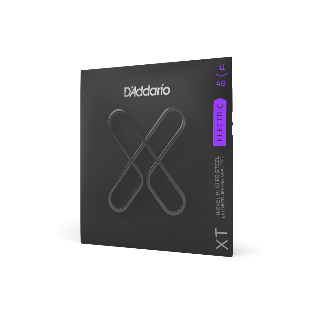 D'Addario XT Medium Nickel Plated Steel Electric Guitar Strings - 10-46 Gauge for Rock, Blues & Metal - Perfect for Fender Stratocaster & Gibson Les Paul