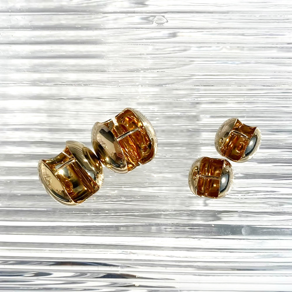 Gold Ball Huggie Earrings for Women - Minimalist Hoop Earrings for Everyday Wear, Gift Giving & Special Occasions