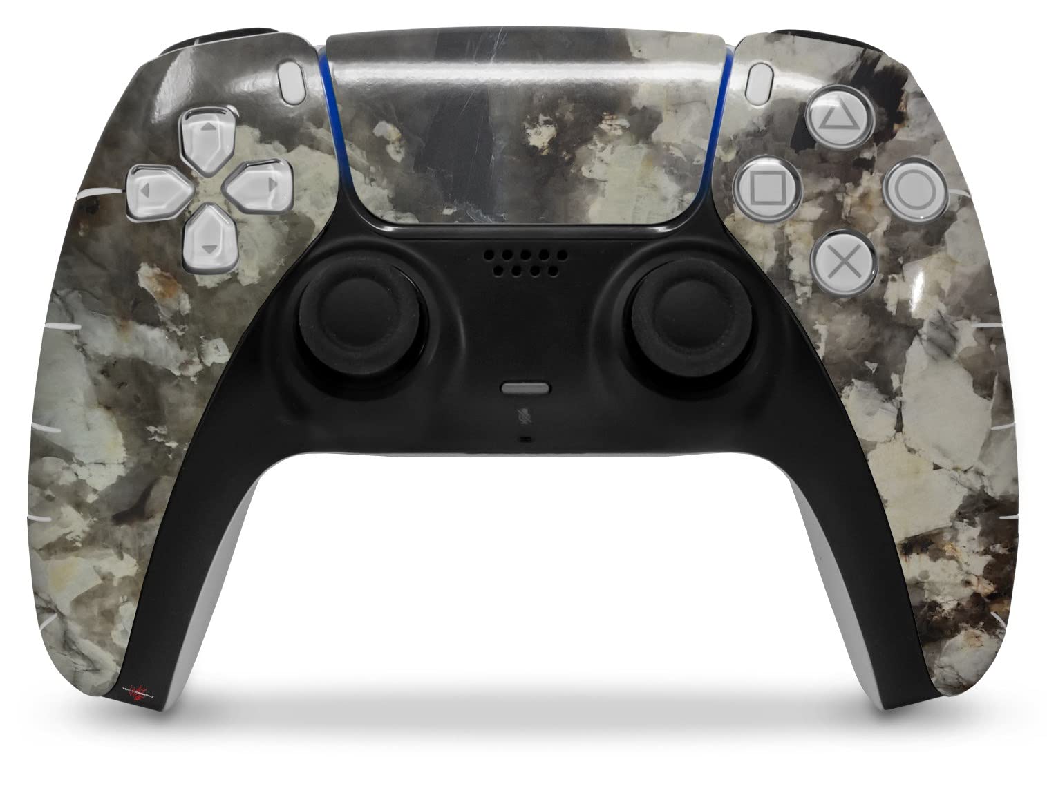 PS5 DualSense Controller Skin Wrap - Marble Granite Design for Gaming Protection