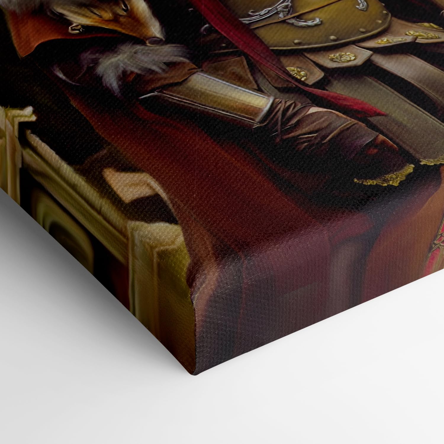 Custom Fantasy Portrait from Photo - Unique Roman Gladiator Wall Art Gift for Men (18