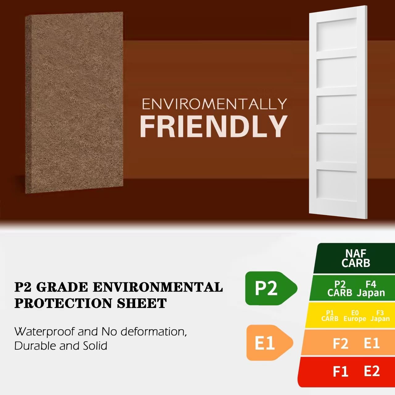 5-Panel Interior Door 60
