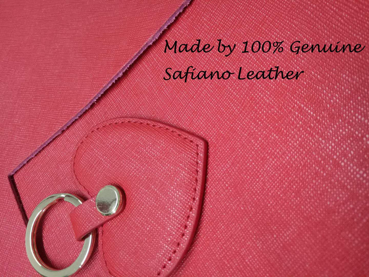 DAN Fashion Heart Shaped Leather Keychain - Cute Pink Leather Key Ring for Car Keys, House Keys & Gift Giving - Perfect for Everyday Use, Travel & Special Occasions