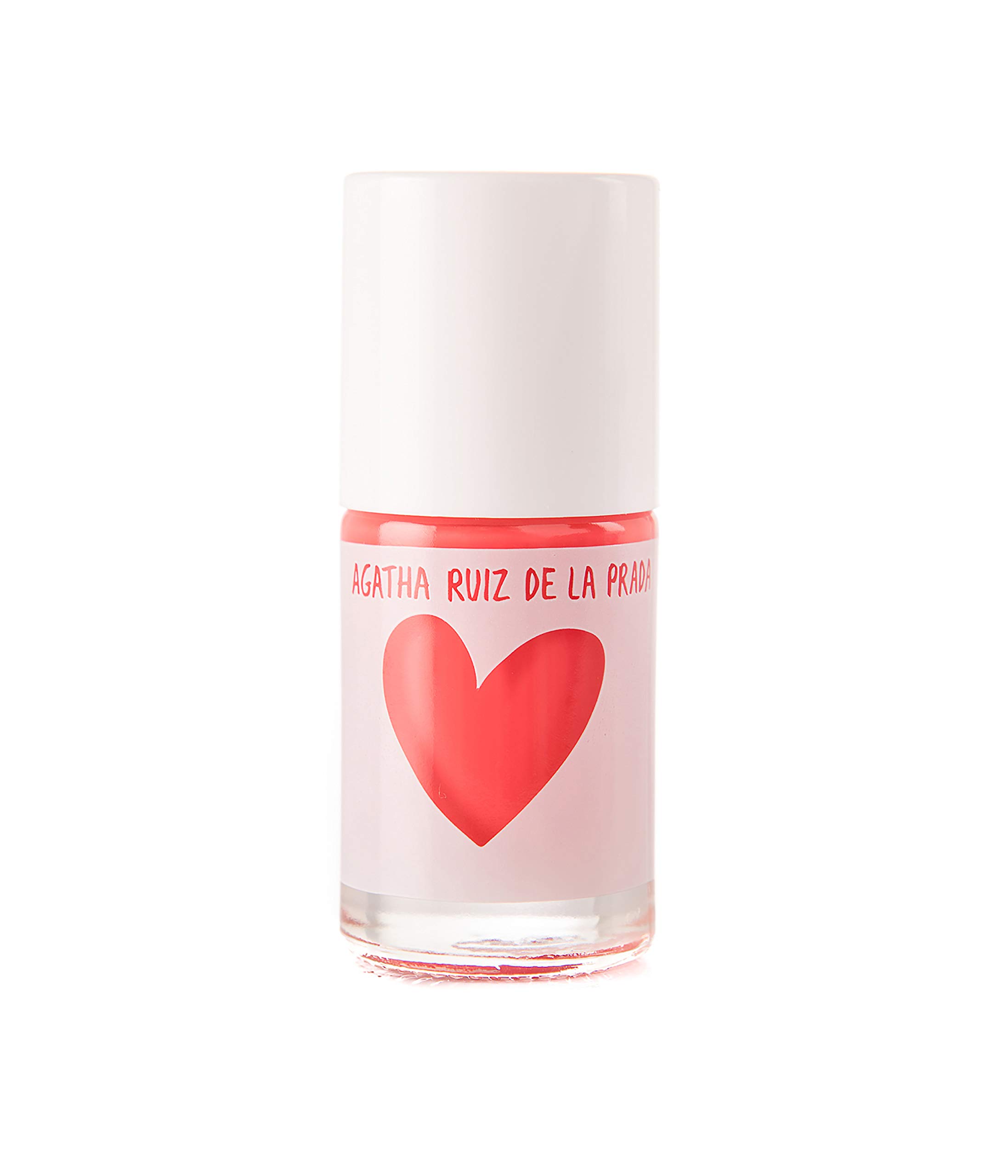 Agatha Ruiz de la Prada Vegan Nail Polish - Cruelty Free, Non-Toxic & Eco-Friendly Fast Drying Formula - Made in Italy - Orange Peach Shade - Perfect for Everyday Wear, Parties & Special Occasions