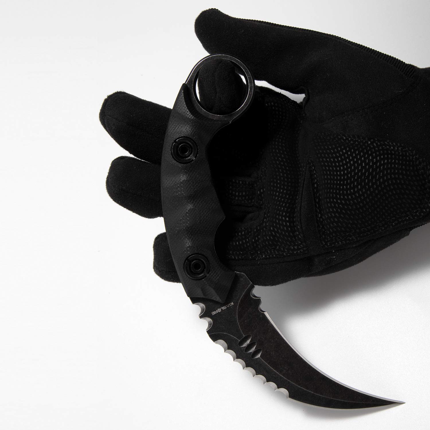Tactical Karambit Knife - Double Edged Sharp Fixed Blade with G10 Handle & Sheath | Outdoor Survival Tool for Camping, EDC, and Self Defense | Perfect for Bushcraft, Hunting, and Emergency Situations