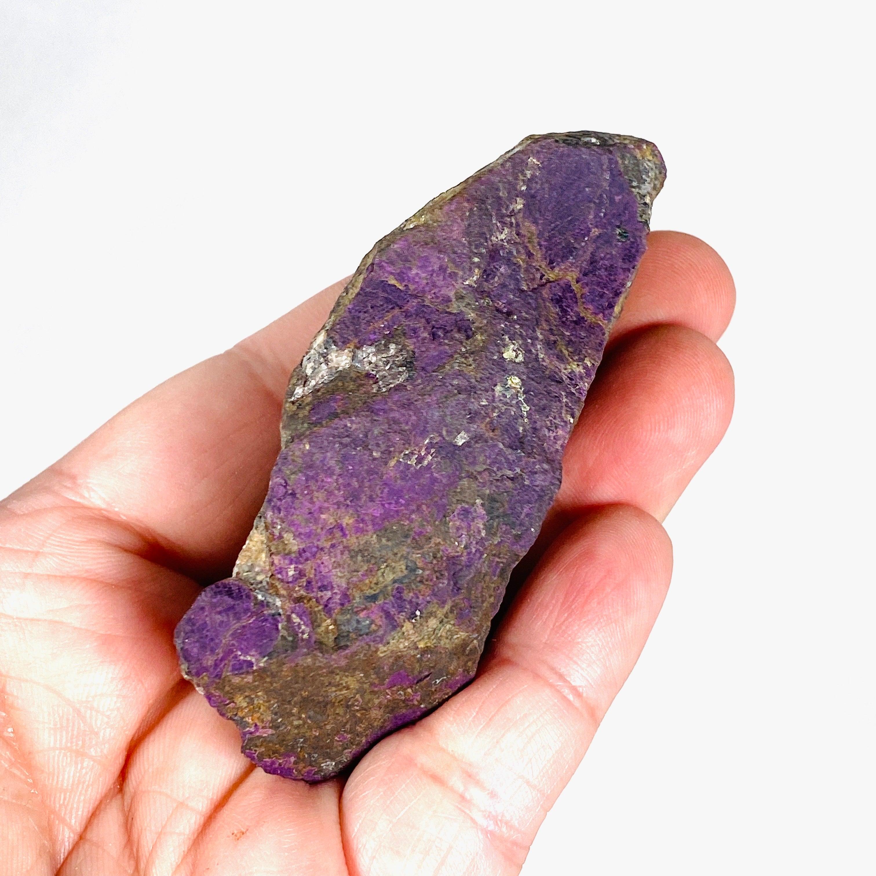 Purpurite Raw Crystal Stone - Natural Healing Crystal for Meditation, Energy Work & Spiritual Growth - Perfect for Home Decor, Jewelry Making & Crystal Collections