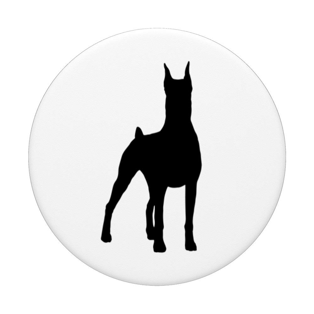 Doberman Pinscher PopSockets PopGrip - Swappable Phone Grip for iPhone, Samsung & Tablets - Secure Hold for Gaming, Selfies & Everyday Use