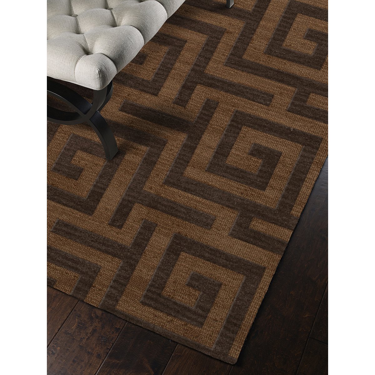 Dalyn Rugs Dover DV13 3' x 5' Caramel Area Rug - Soft & Durable for Living Room, Bedroom, or Office Decor