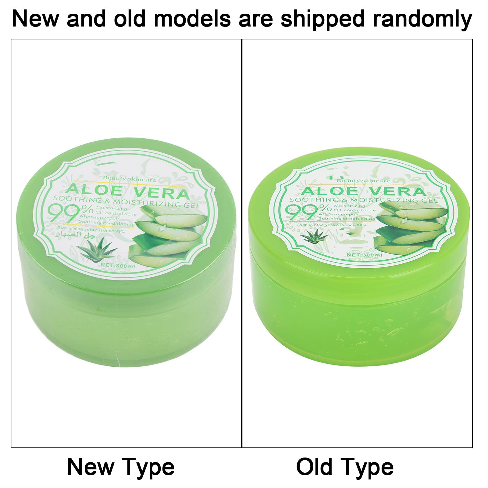 Organic 300g Aloe Vera Gel for Face & Body - Moisturizing Cream to Soothe Sunburn, Repair Damaged Skin, Reduce Acne Scars & Redness - Hydrates Dry Rough Skin, Anti-Inflammatory Care - Perfect for After Sun Care, Daily Skincare & Sensitive Skin Relief
