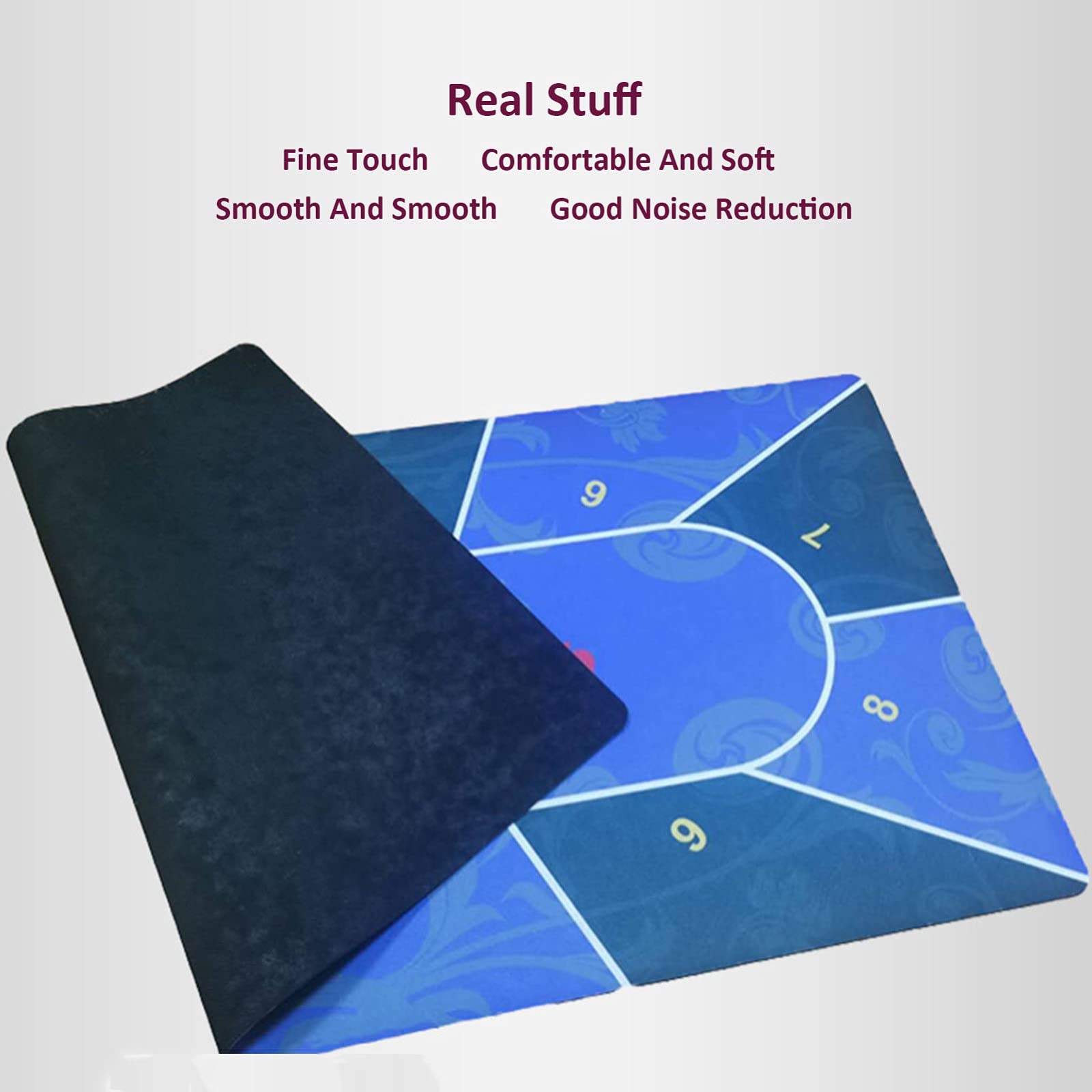 Professional Portable Rubber Poker Table Top Mat - 120