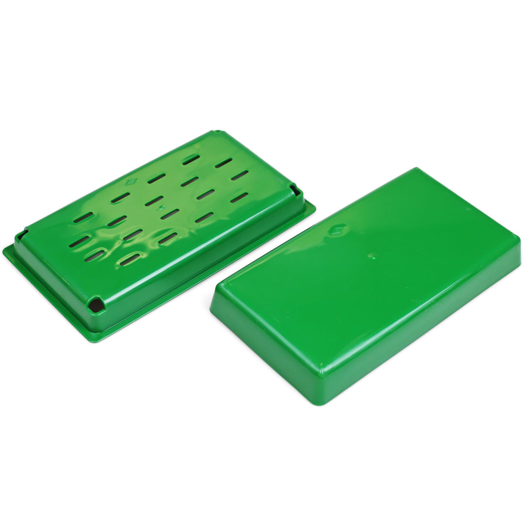 Premium Green Plastic Sushi Neta Plate - 7.9 x 4.3 Inches Small Serving Dish for Sushi, Appetizers & Party Snacks - Perfect for Japanese Cuisine, Home Dining & Restaurant Use