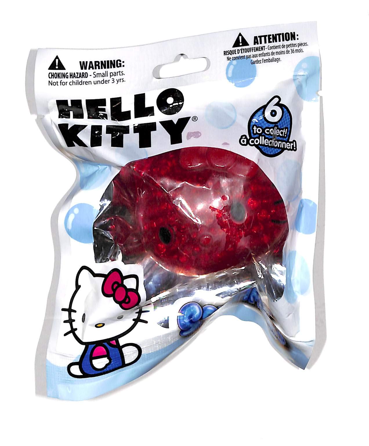 Hello Kitty H2O Squishme Red Plush Toy - Cute Kawaii Stress Relief Squishy for Kids & Adults - Perfect for Home, Office, and Travel Relaxation