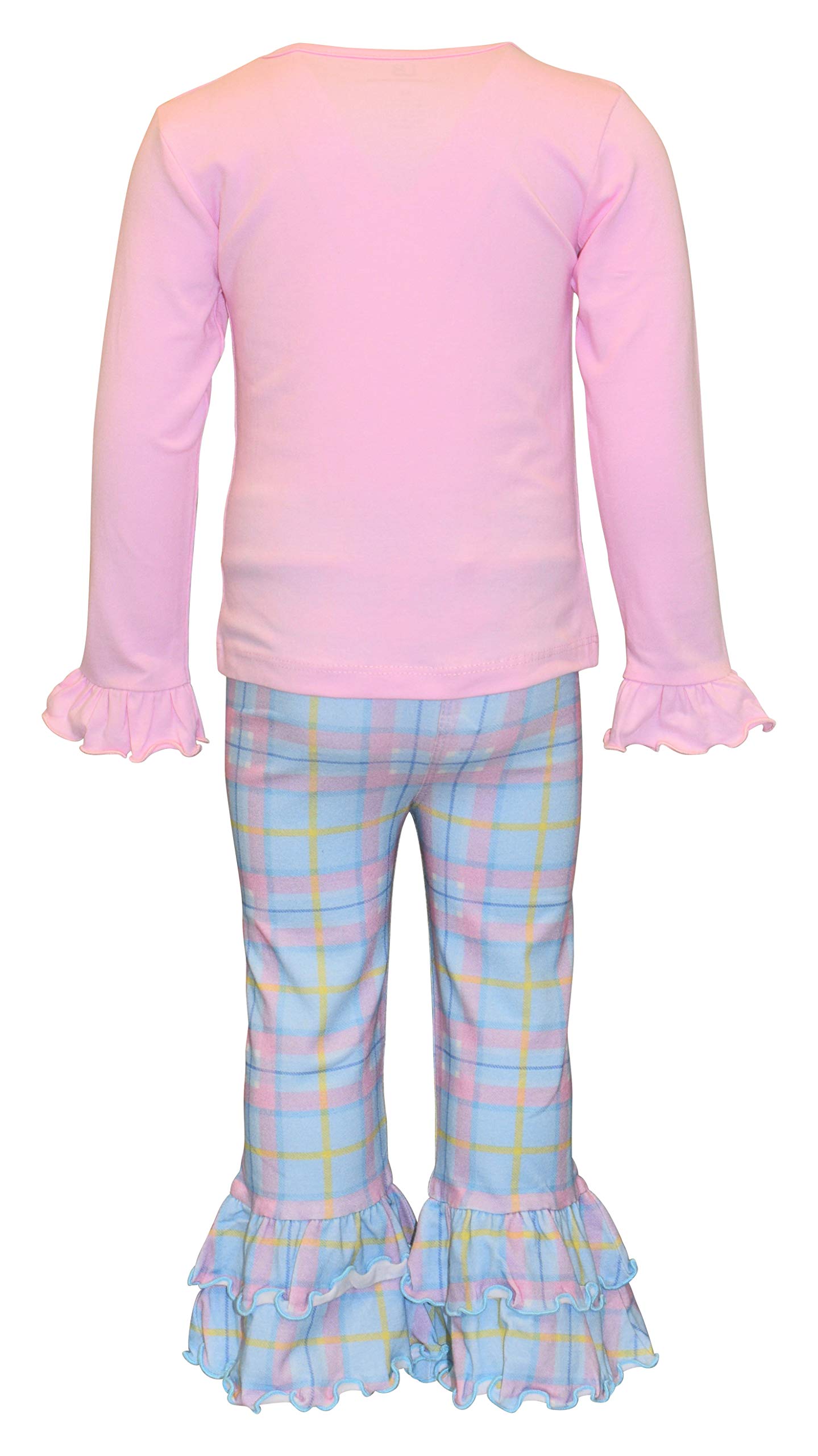Unique 2-Piece Baby Girl Outfit - Ruffle Leggings & Long Sleeve Shirt Set for Toddlers | Playtime & Photo Shoots