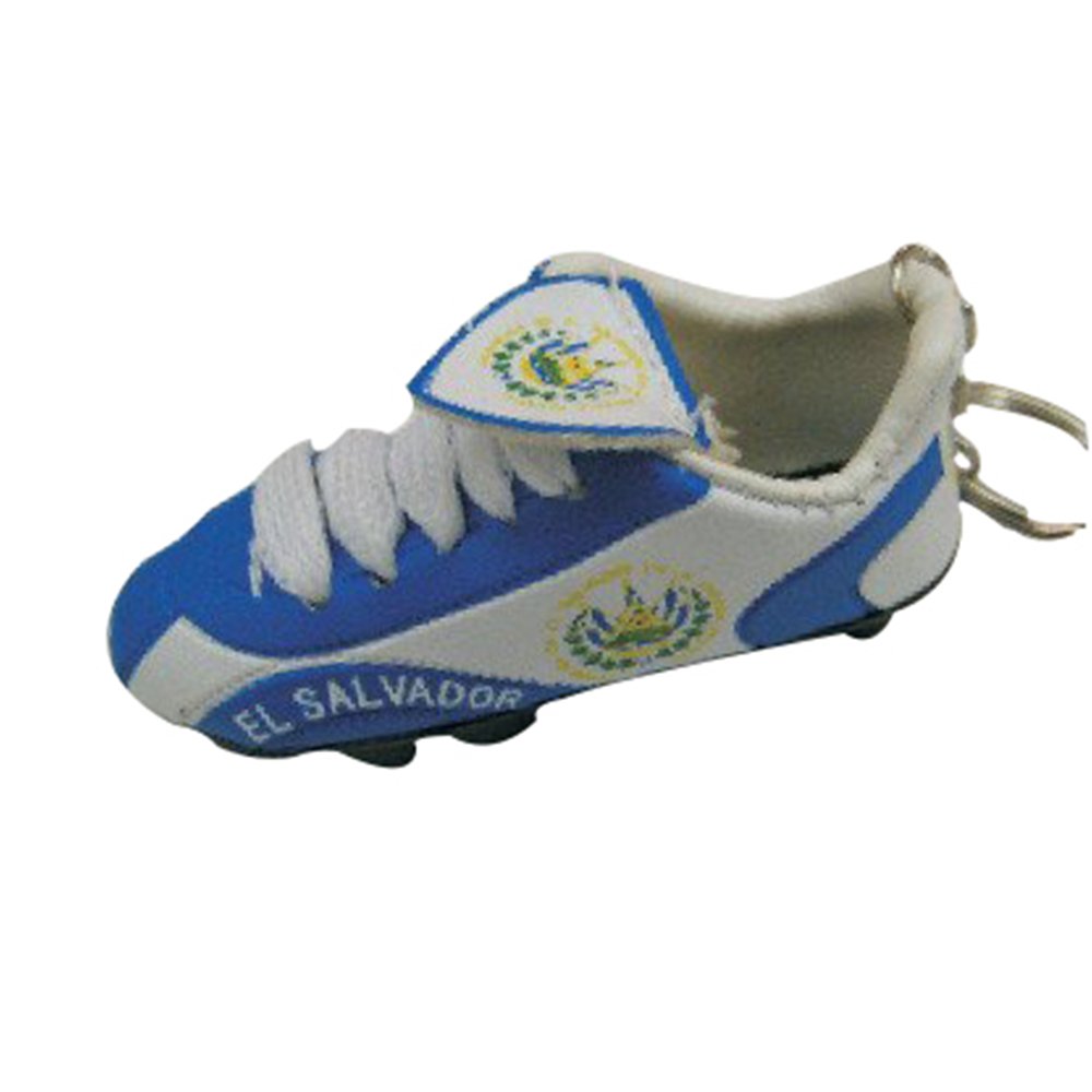 El Salvador Soccer Mini Shoe Keychains - Football Fan Keyrings for Gifts, Collectibles, and Team Spirit Accessories