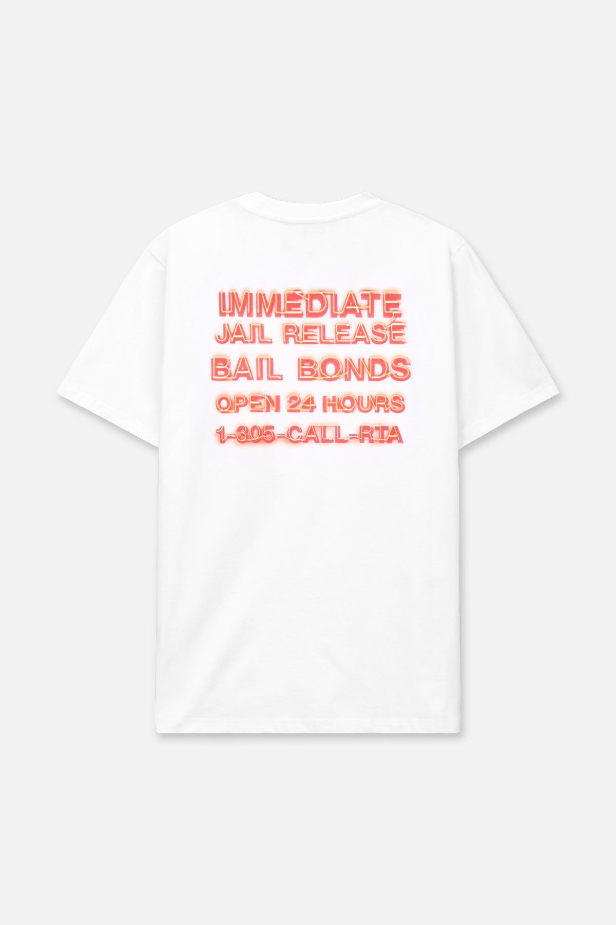 Liam Short Sleeve T-Shirt for Men - White Bail Bonds Design - Casual Wear & Everyday Outfit for Street Style, Work, and Weekend Comfort
