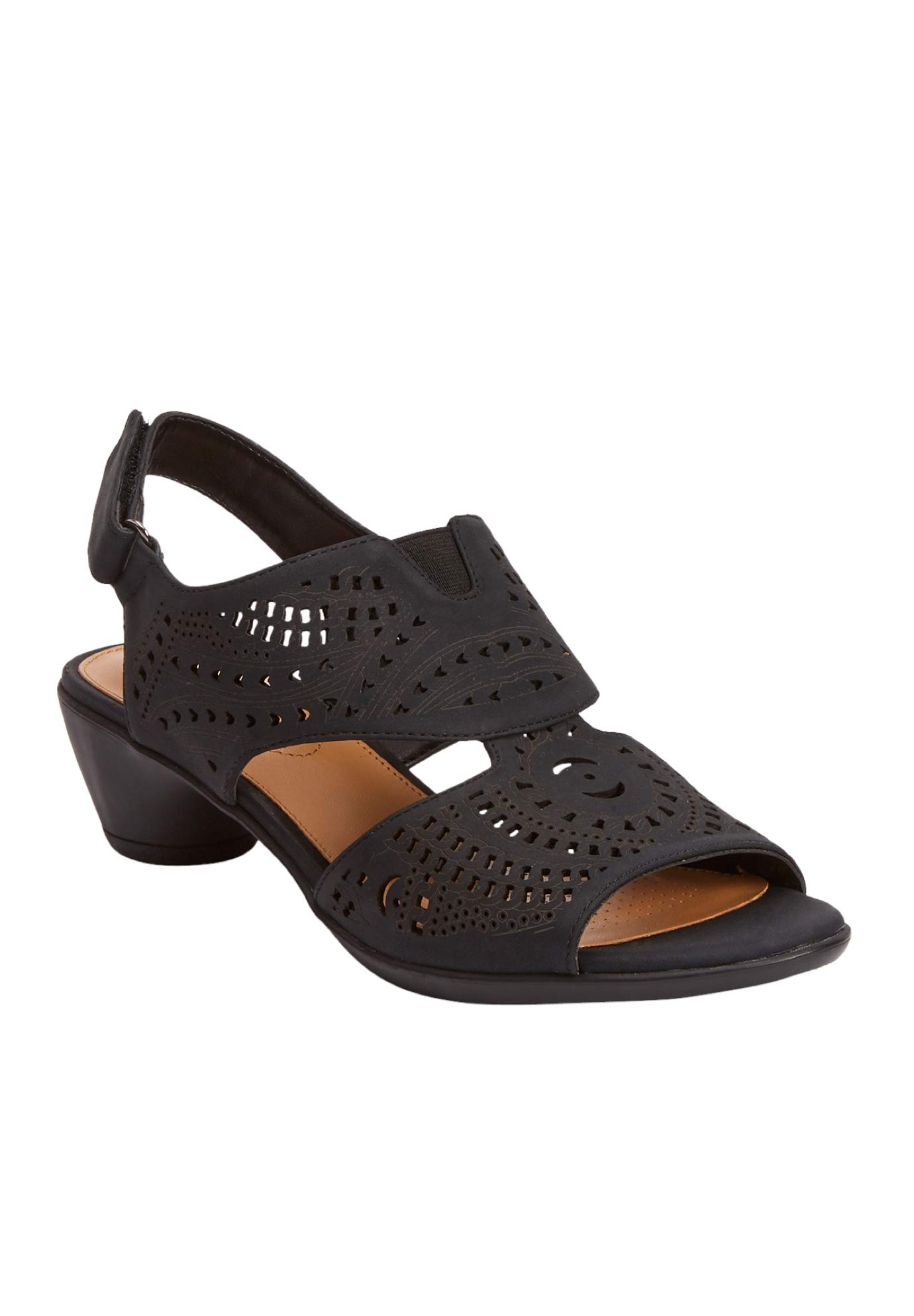 Comfortview Women's Wide Width The Etta Shootie - Comfortable Slip-On Shoes for Work, Travel & Everyday Wear | Breathable & Supportive Footwear for Wide Feet