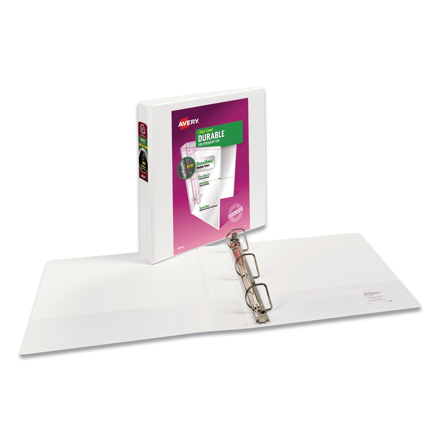 Avery® Durable 3-Ring Binder with Durahinge & Slant Rings - 1.5
