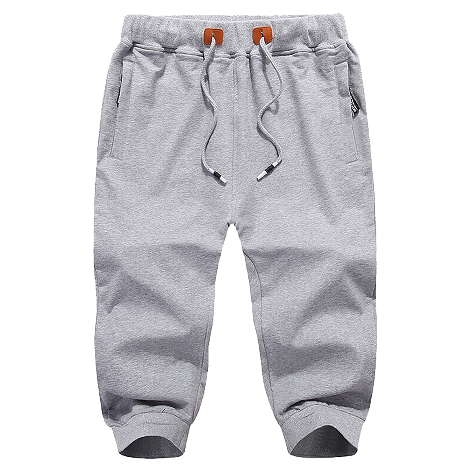Xiloccer Men's Cropped Utility Pants - Stylish Jogger & Biker Pants for Casual Wear, Work & Outdoor Activities | Perfect for Painters, Boyfriend Style & Everyday Comfort