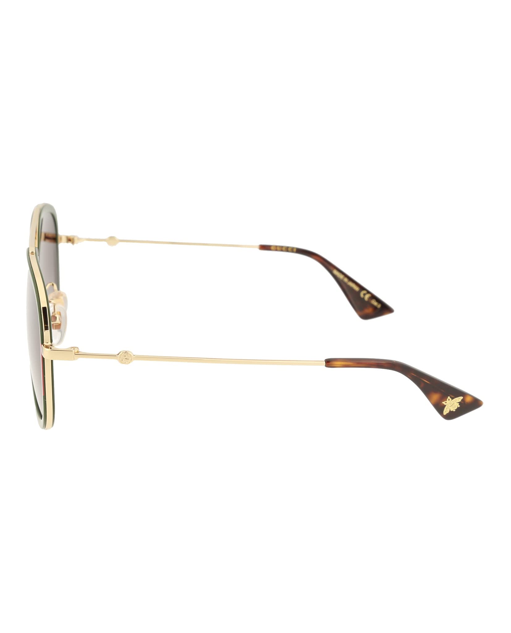 Gucci Pilot Urban Web Block Aviator Sunglasses for Men & Women - UV Protection Luxury Fashion Shades for Driving, Travel & Outdoor Activities