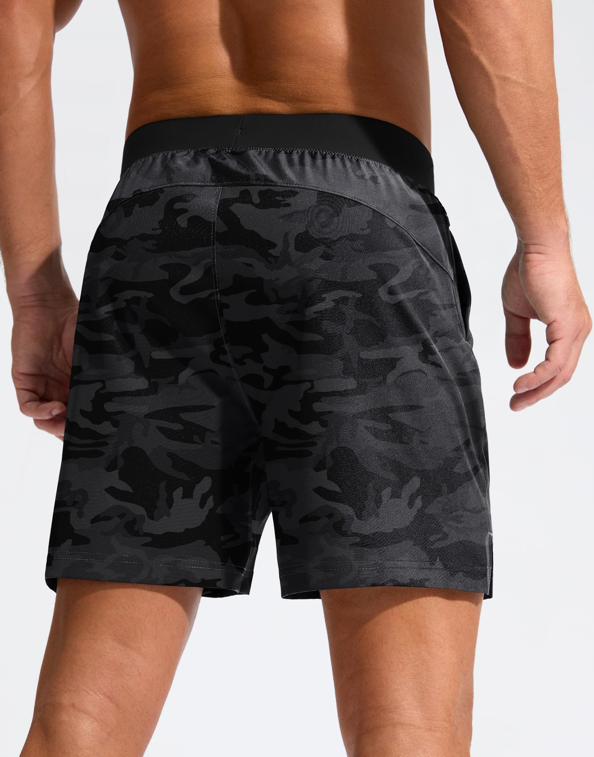 Soothfeel Men's 5 Inch Running Shorts with Zipper Pockets - Quick Dry Athletic Shorts for Gym, Workout, Tennis & Sports | Lightweight Comfort for Jogging, Training & Outdoor Activities