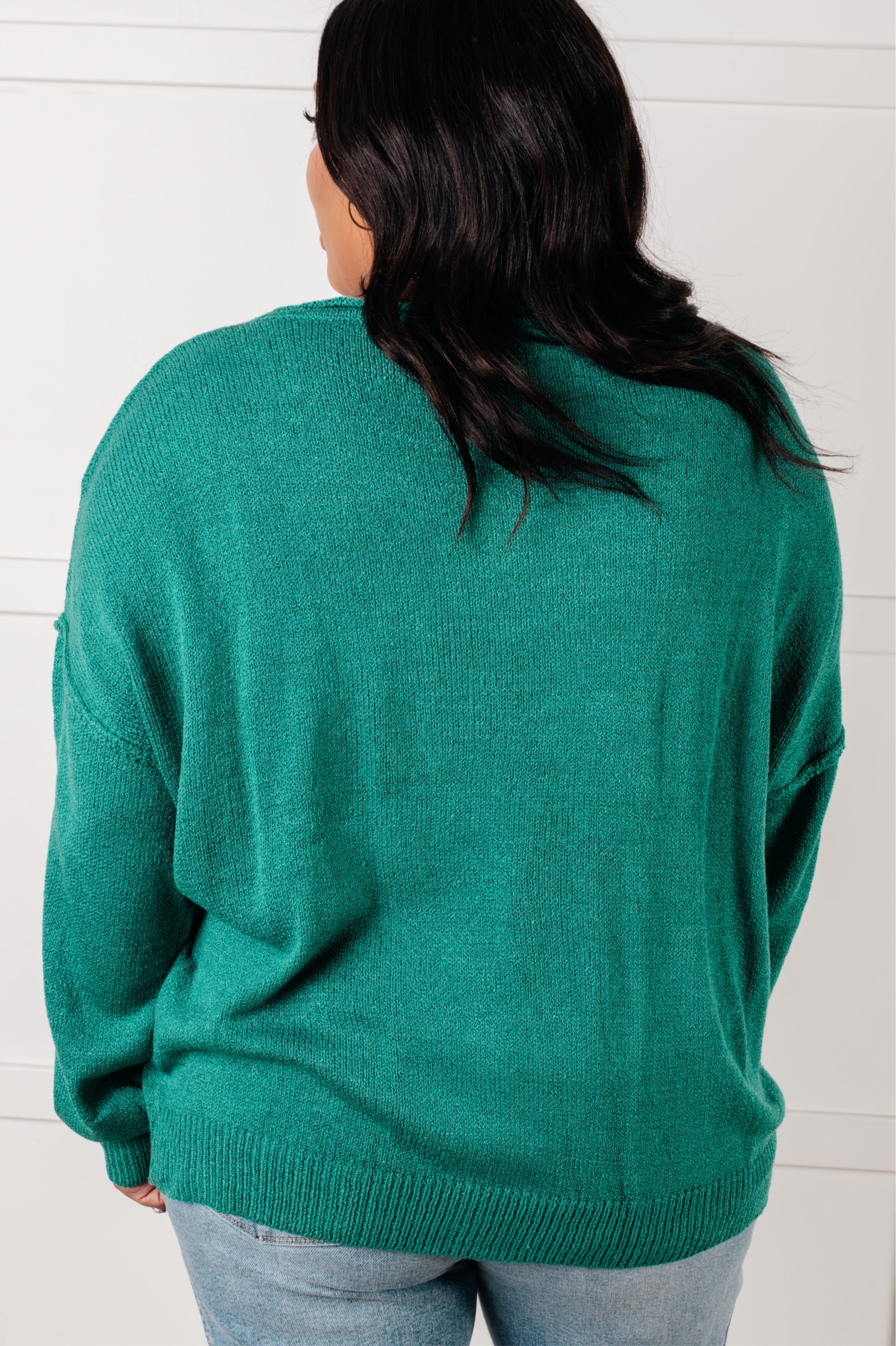 Stylish Drop Shoulder Sweater for Women | Cozy Oversized Knit Pullover | Perfect for Fall & Winter Layering, Casual Outfits & Coffee Dates