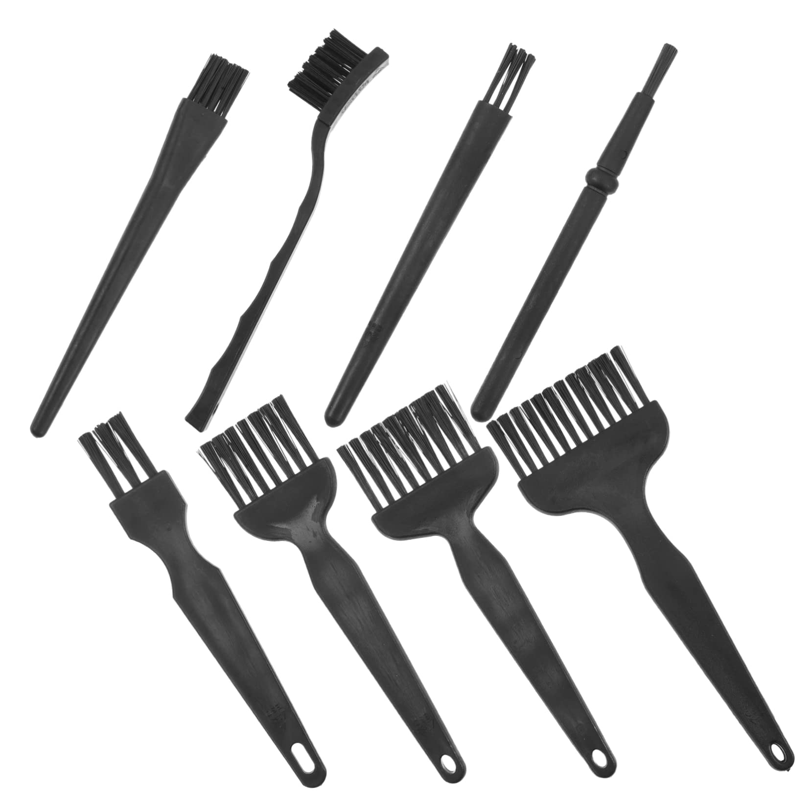 40 Pcs Electric Shaver Cleaning Brush Set - Black PP Keyboard & Hair Remover Brush for Electric Razor, Trimmer, Leg Shaver - Perfect for Home Grooming & Personal Care Accessories