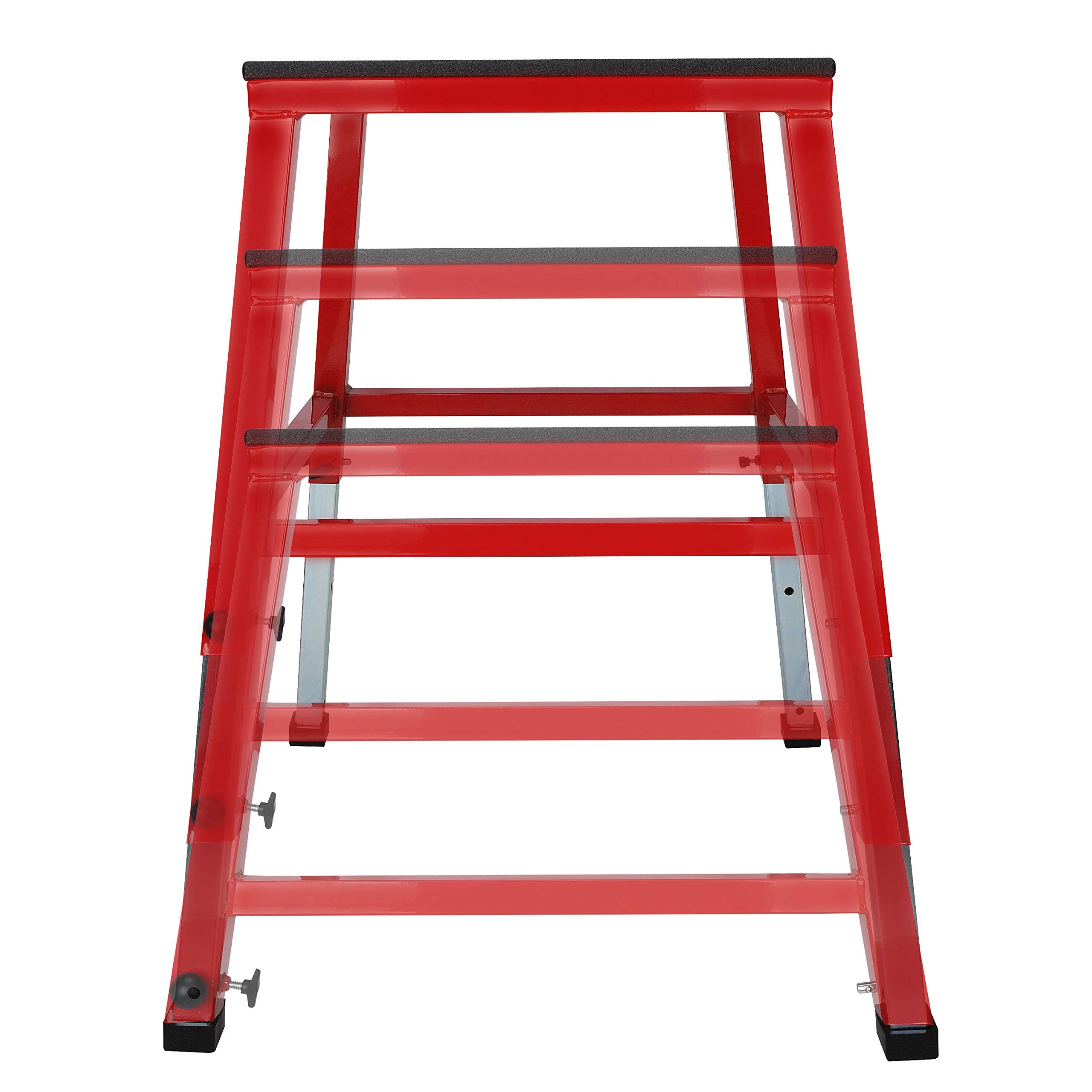 JFIT Plyometric Boxes - No Assembly Required, Single & Adjustable Height Jump Box Set for Strength Training, Agility Workouts, and Conditioning | Made in Taiwan | Perfect for CrossFit, Home Gym, and Athletic Training