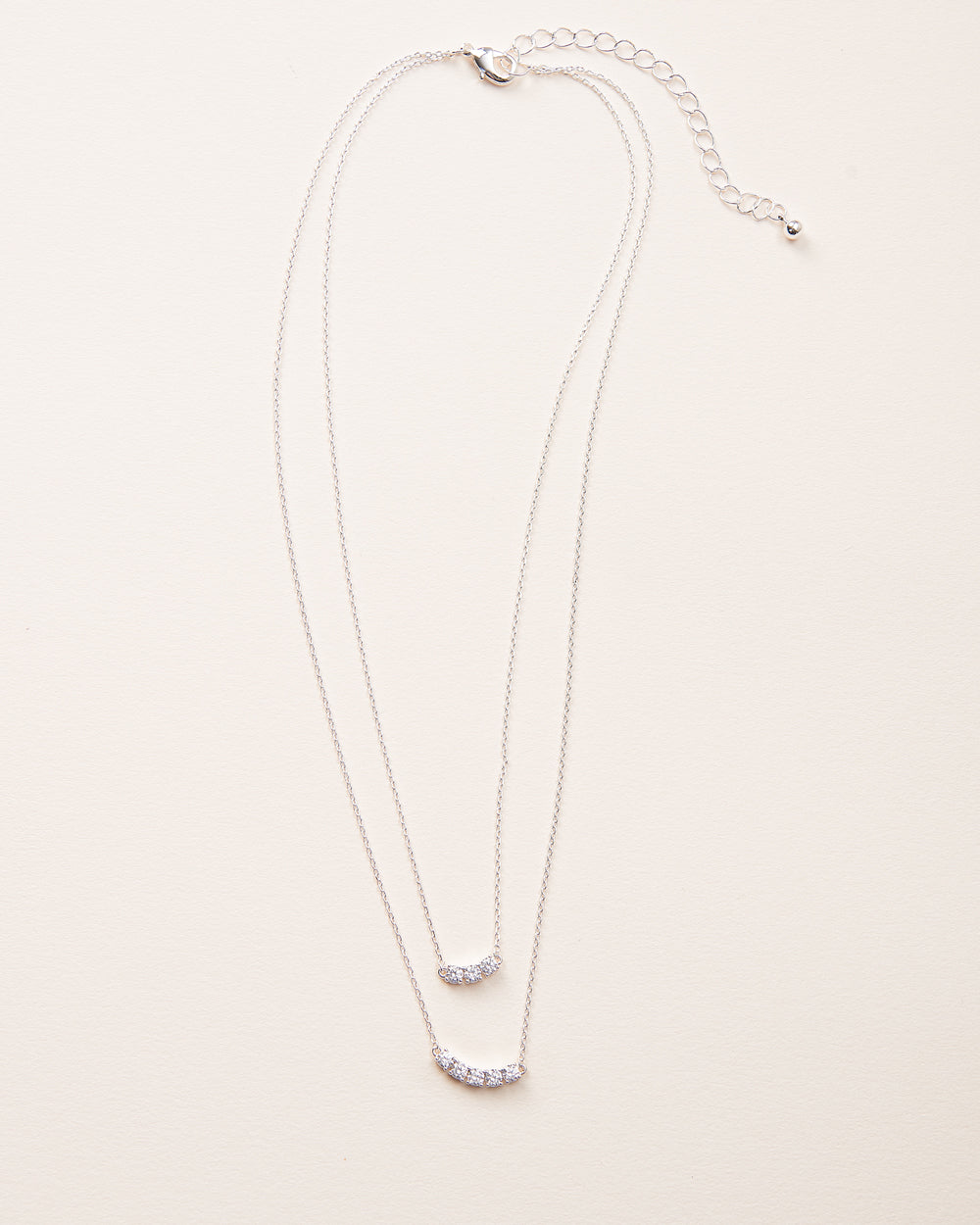 Tinsley Layered Cubic Zirconia Necklace for Women - Elegant CZ Pendant Jewelry for Party, Wedding & Evening Wear