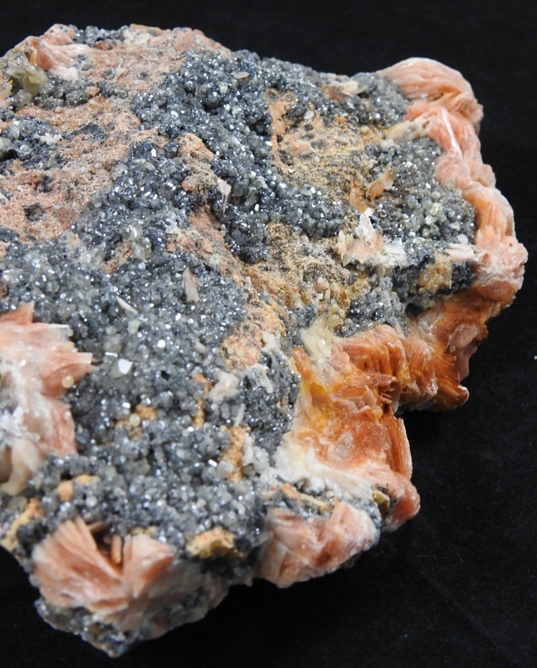 Natural Cerussite, Galena & Barite Mineral Specimens - Rare Collectible Crystals for Display & Healing - Perfect for Geology Enthusiasts & Crystal Collectors