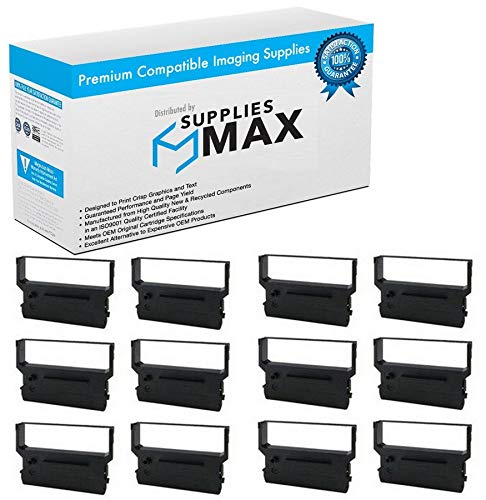 Adler Royal CM-750/9000 Compatible Printer Ribbons - 12 Pack (907414P_12PK) - Purple POS Printer Ribbon Replacement for Retail & Restaurant Use