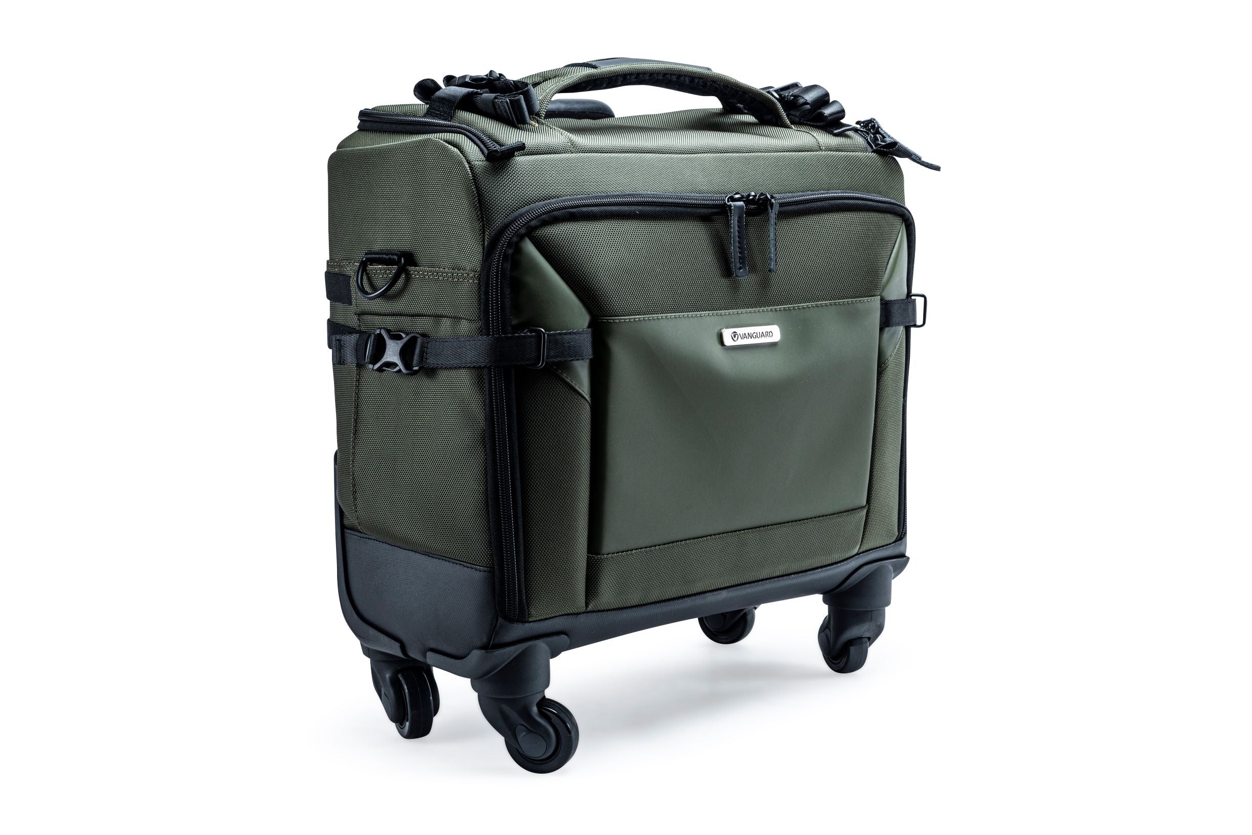 VEO SELECT 42T Professional Camera Trolley Bag - Durable Green Rolling Case for DSLR & Video Equipment | Perfect for Photographers, Videographers & Traveling Filmmakers