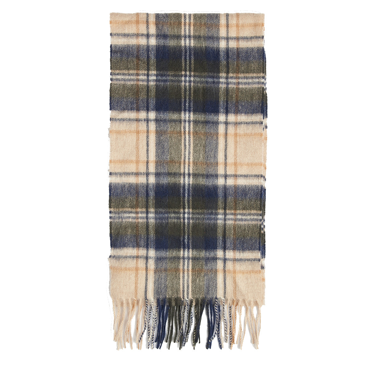 Barbour New Check Tartan Scarf - Classic Wool Plaid Scarf for Men & Women - Perfect for Winter Fashion, Outdoor Activities & Cold Weather Protection