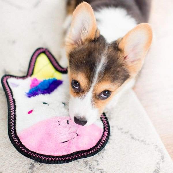 ZippyPaws Z Stitch Unicorn Plush Dog Toy - Cute & Durable Interactive Pet Chew Toy for Small Medium Large Dogs - Perfect for Playtime, Training & Cuddling