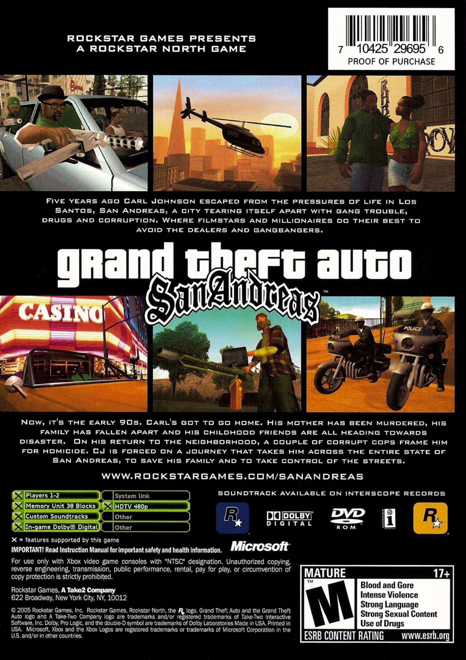 Grand Theft Auto San Andreas - Open World Action Game for PC & Consoles | Crime Adventure Gameplay for Adults | Perfect for Gaming Nights & Action Lovers