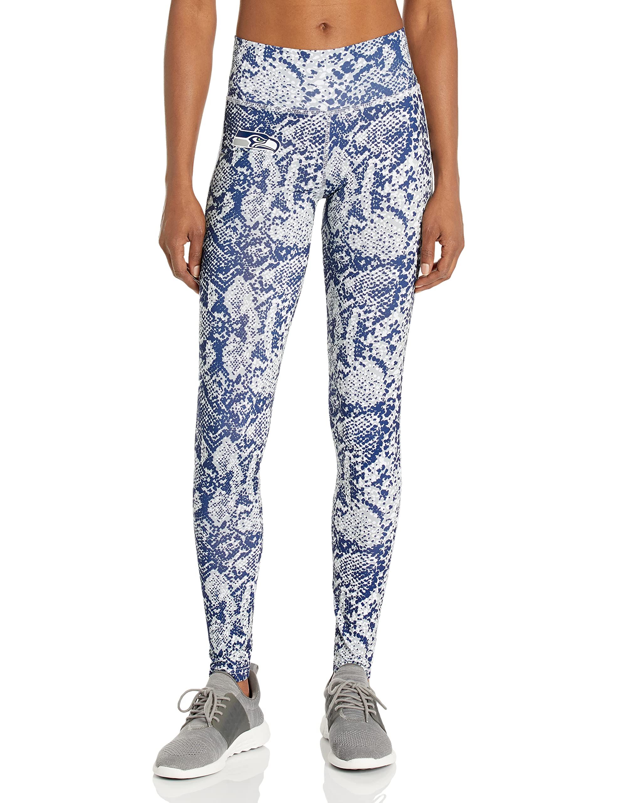 Zubaz Women's Printed High-Waisted Yoga Leggings - Soft Stretchy Workout Pants for Running, Gym & Lounge Wear