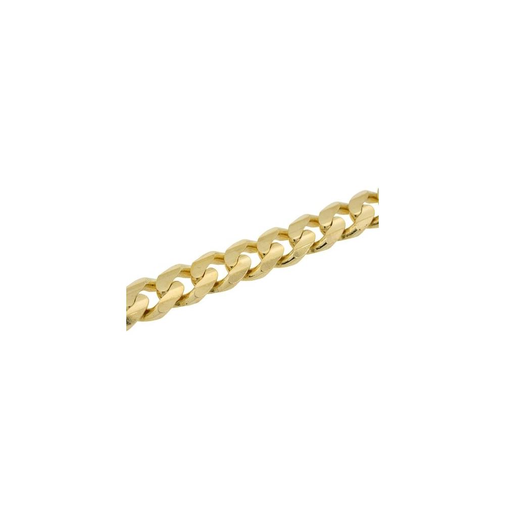 7MM Yellow Gold Plated Curb Chain Necklace - .925 Sterling Silver, 8-30 Inch Adjustable Length - Perfect for Layering, Gifts & Everyday Wear