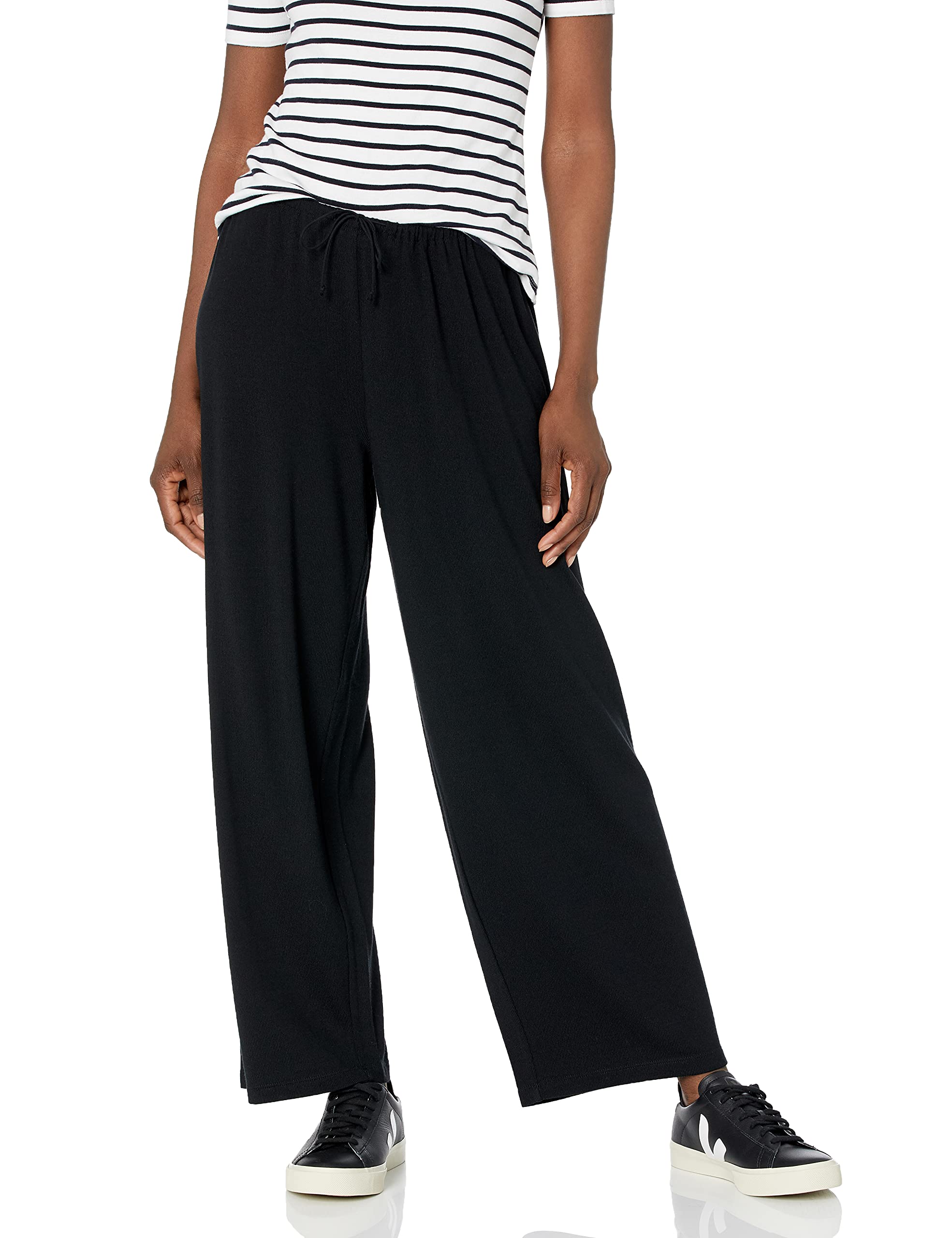 Vince Women's Lounge Pants - Soft Comfortable Elastic Waist Casual Pajama Bottoms for Home, Yoga & Relaxation