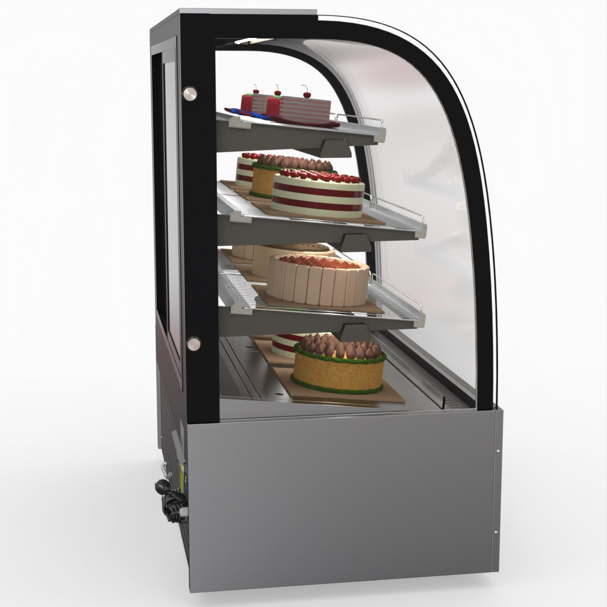 Bonvue SL840 Commercial Refrigerated Display Case - Perfect for Delis, Bakeries & Cafes to Showcase Fresh Food