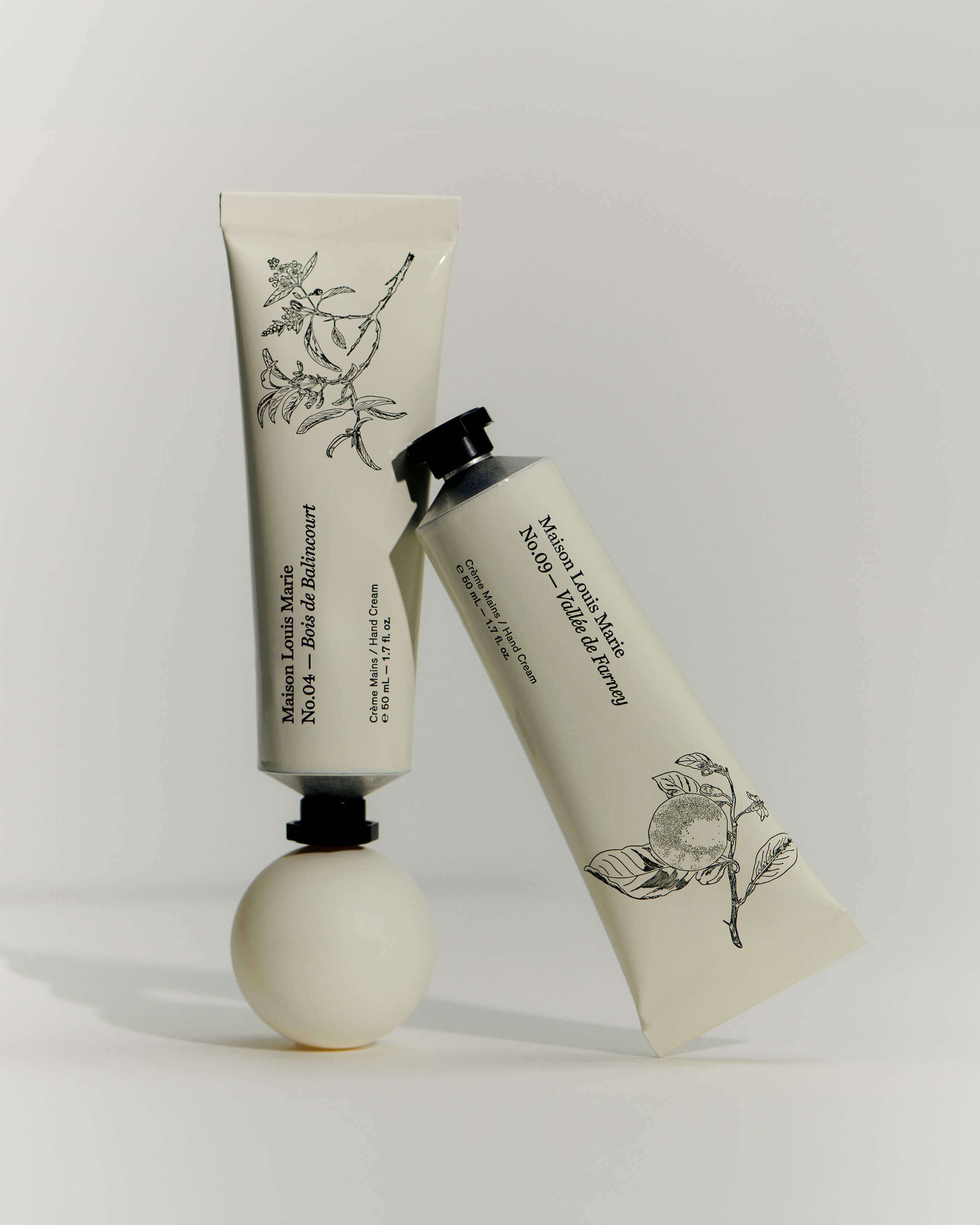 Maison Louis Marie No.04 Bois de Balincourt Perfumed Hand Cream - 2.5oz | Luxurious Moisturizing for Dry Skin | Perfect for Travel, Office & Gift Giving