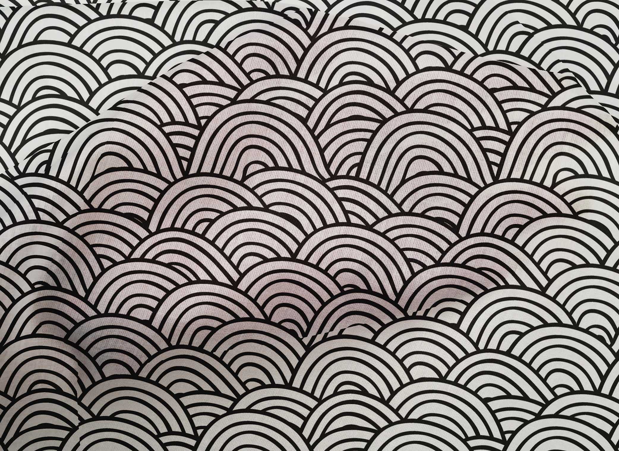 Premium 100% Cotton Cambric Black Fabric - 42 Inch Wide by The Yard for Japanese Kimono & Asian Traditional Dress Making | Perfect for DIY Sewing, Costumes, and Cultural Apparel Projects
