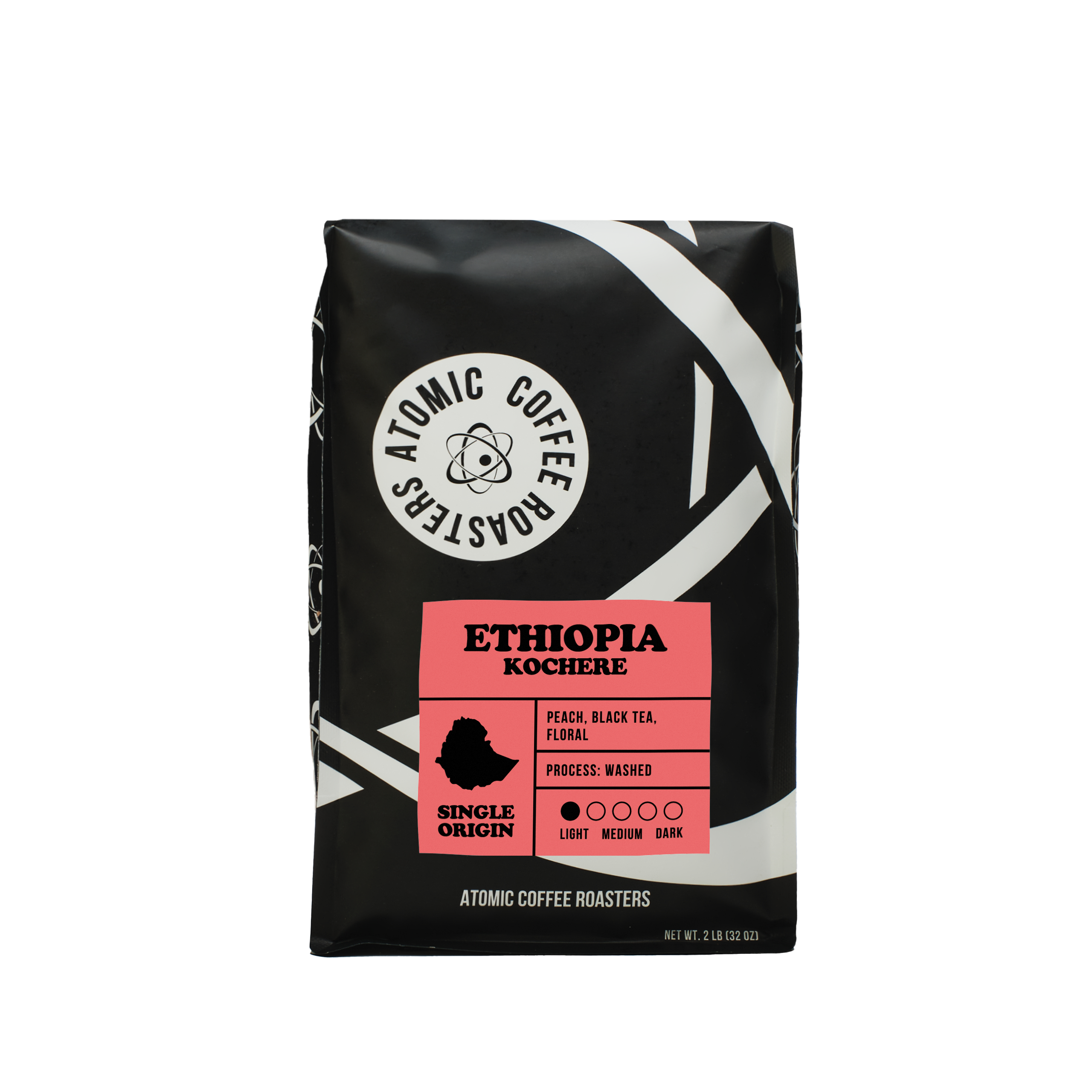 Premium Ethiopian Kochere Single Origin Coffee Beans - Fresh Roasted, Organic & Fair Trade - Perfect for Pour Over, French Press & Espresso at Home or Office