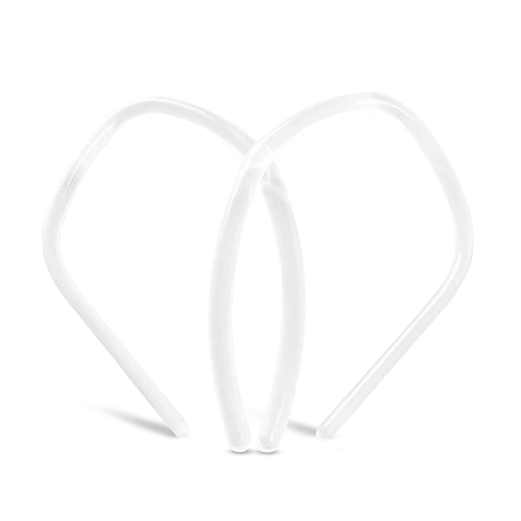 YunYiYi 2-Pack Replacement Ear Hooks for Jabra Style Bluetooth Headset - Comfortable Earhook Accessories for Wireless Earbuds Repair - Perfect for Workouts, Running & Phone Calls