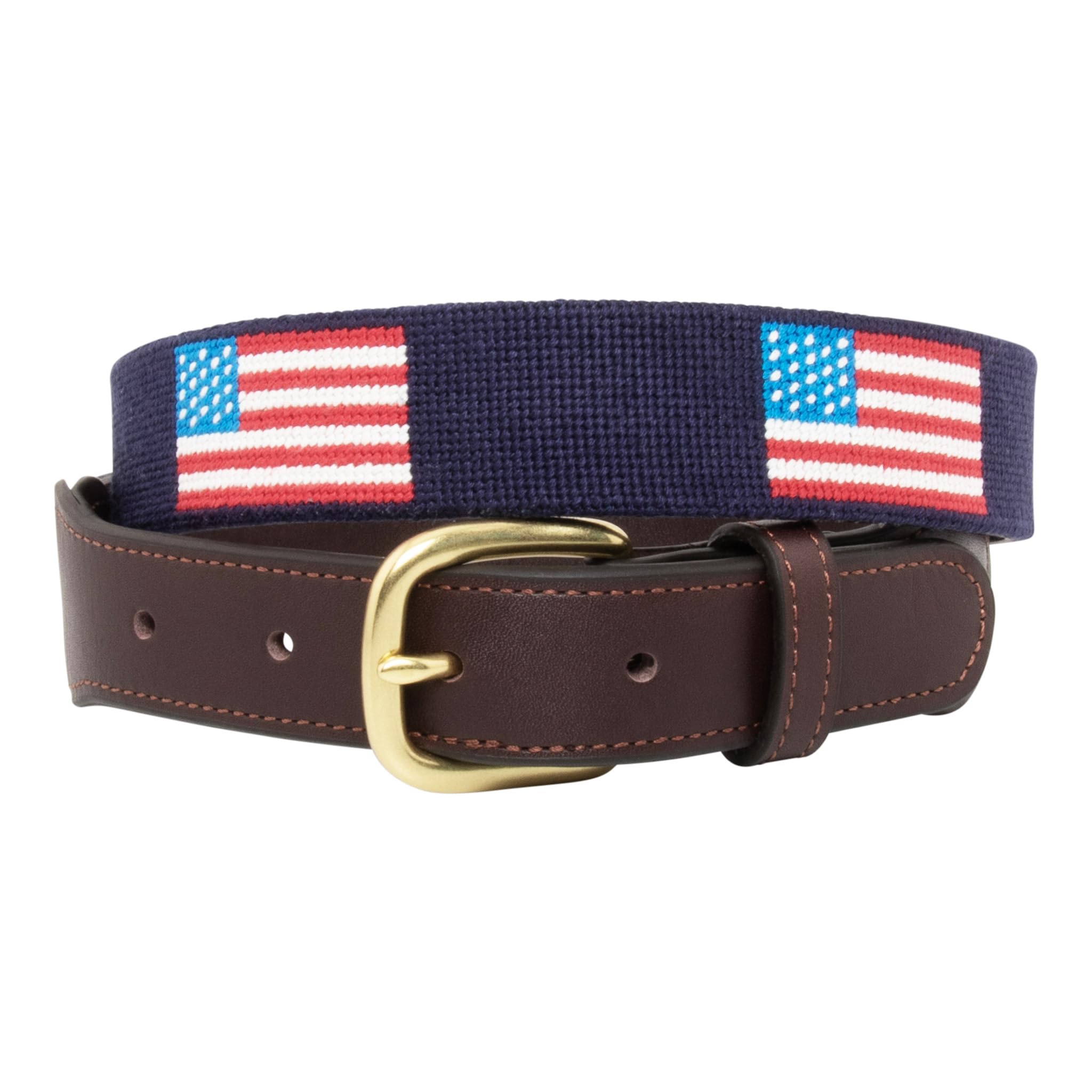Premium Full Grain Leather Needlepoint Belts for Men - Handcrafted with Cotton Thread & Solid Brass Buckle | Durable Dress & Casual Belts for Office, Wedding & Everyday Wear